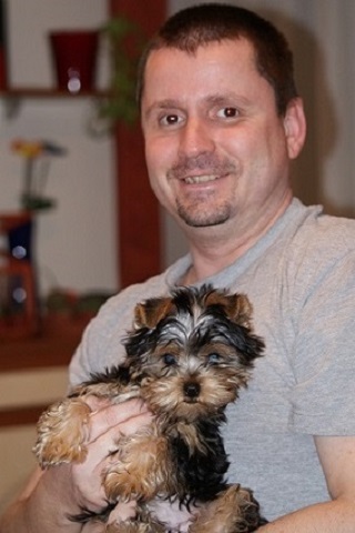 Bright Eyed Hiro Fred - yorkshire terrier | With my Papi.